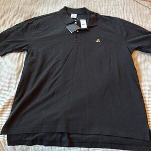 New brooks brothers size larger black polo